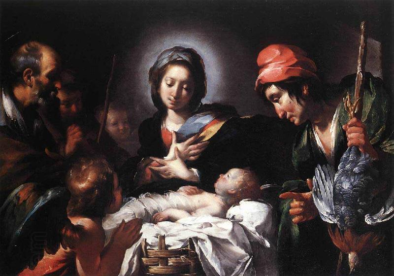 Bernardo Strozzi The Adoration of the Shepherds oil painting picture
